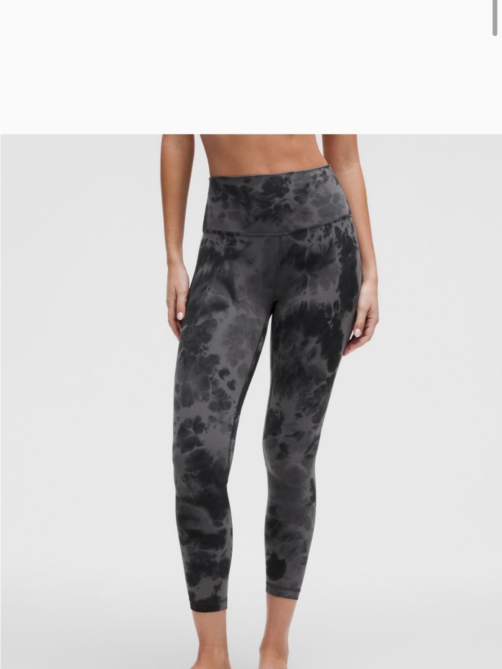 lululemon athletica High-Rise Tie-Dye Leggings - Black & Gray